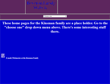Tablet Screenshot of kinsmans.org